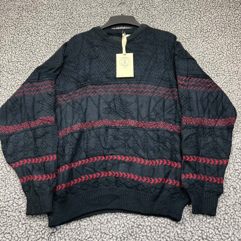 Vintage Urban Renewal Sweater Men Large-Extra Large Black Long Sleeve New